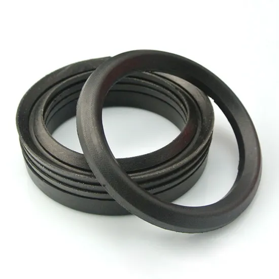 Customized Black FKM/NBR/HNBR/EPDM/Silicone Rubber V Ring