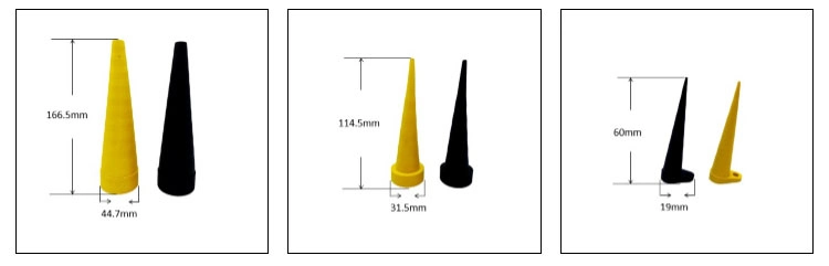 High-Performance Oil Resistant Rubber Yellow Large Size Spoon Valves and Hydraulic Pipe, Rubber Service Plug, Hole Plugs, Cone Plug, Sewer Plug