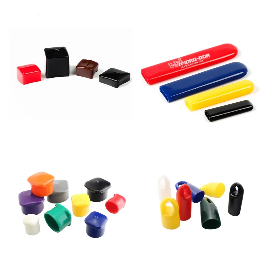CS1.5 to CS200 Soft PVC Vinyl Round Rod Rebar Tube End Caps, Rubber Plastic Pipe End Protector Caps