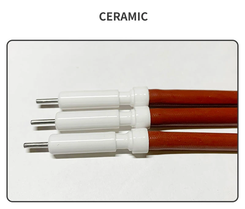 Burner Electrode Spark Plug Ceramic Alumina Steatite Ceramic Igniter Part