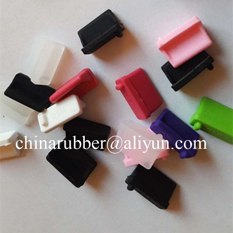 Rubber Product Rubber Part of Laptop USB Type C Charging Port Sillcone Rubber Cover Protection Caps Made in China