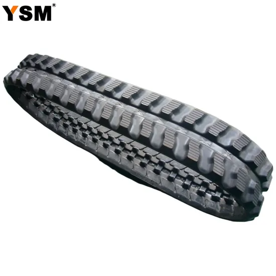 400X72.5X72 Construction Machinery Parts Excavator Rubber Track Chain Steel Track Protection Rubber Road Usage Rubber Tracks 