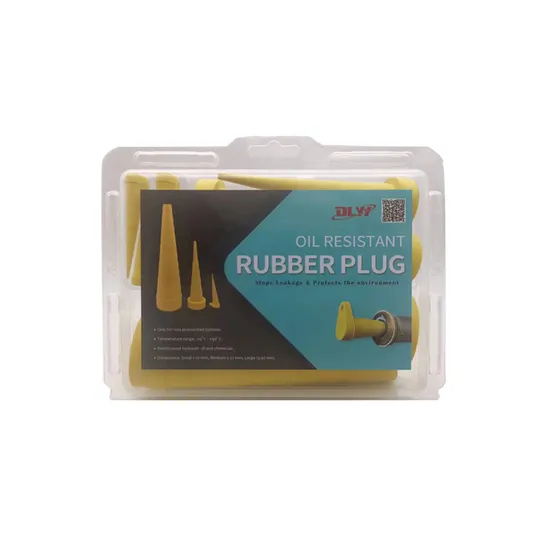 Middle Size 12 Yellow Rubber Plugs/Kit Tapered Oil Resistance Hydraulic Rubber Cone Hole Hose Service Plugs 