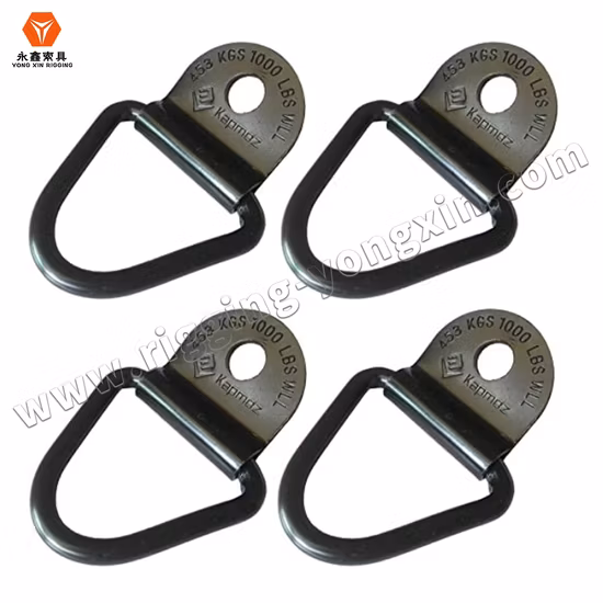Customized V Ring Black Tie Down Anchors 1/4