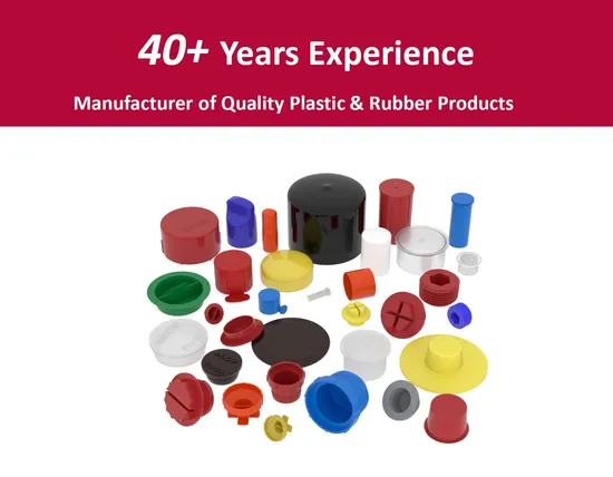 Black White Hole Cover Round Plastic PE Tubing Plug Threaded Plumbing PVC Pipe End Plug Hydraulic Male Hose Line Insert Plug Rubber Screw Plastic Hole Plug 